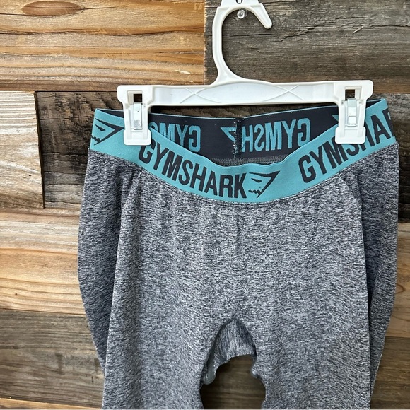 Gymshark Flex Gray Low Rise Leggings Womens Size Medium Athletic Activewear Gym - Picture 3 of 5